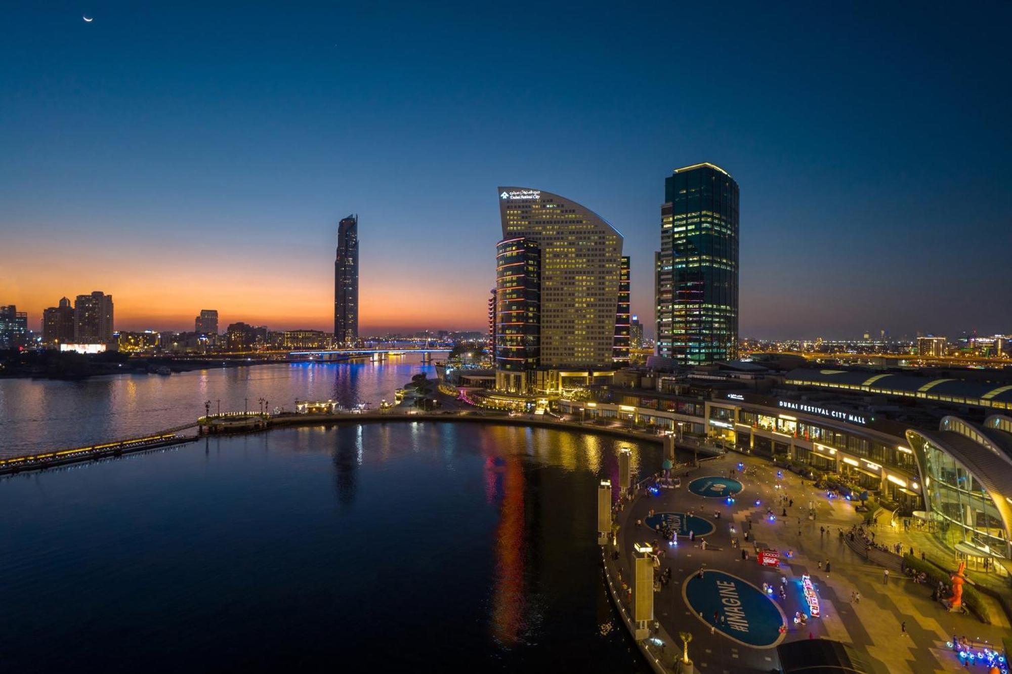 Intercontinental Dubai Festival City By Ihg Luaran gambar Marina skyline